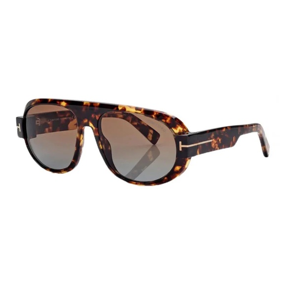 Tom Ford Sunglasses FT1102 52F Dark Havana/Brown Gradient - Picture 1 of 1